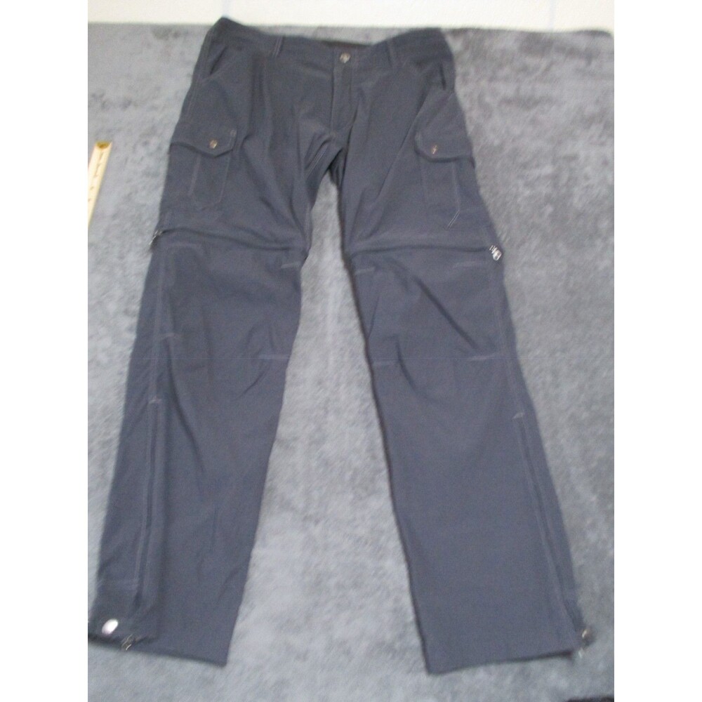 Gray Kuhl Renegade Convertible Stealth Hiking Pants Shorts Men's 36X32